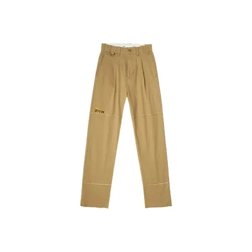 Drew House Letter Logo Series Темно-умбровые унисекс брюки карго