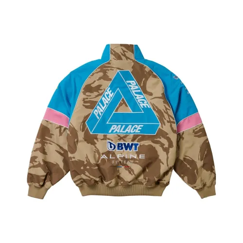 PALACE X Alpine F1 X Kappa x F1 совместный бренд Co бренд куртка унисекс коричневый