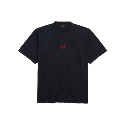 Balenciaga SS25 T-Shirt Regular Fit Men's Black
