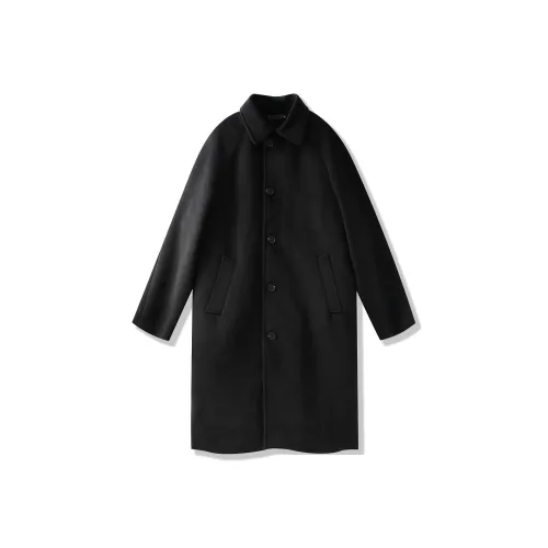 SHANTREE Пальто Унисекс Чисто Черный