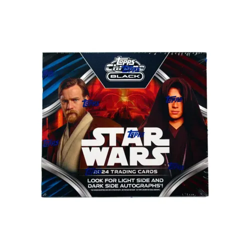 Topps Star Wars Chrome Black Star Wars Universal Cards Полная коробка