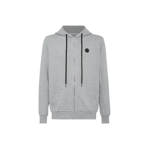 PHILIPP PLEIN Серый Мужской Куртки