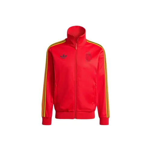 Adidas Originals BELGIUM BECKENBAUER TRACK BELGIUM BECKENBAUER TRACK Топ Куртки Пальто Мужской Красный
