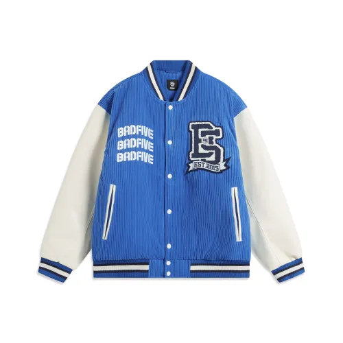 LINING Badfive Пуховая куртка Мужская Цветная Синяя Экрю