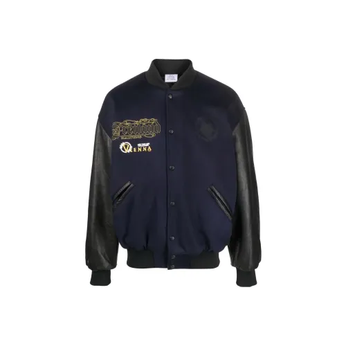 Vetements Синий Черный Унисекс Куртки