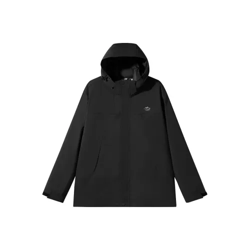 PONY Ветрозащитный Дышащий And Водонепроницаемый Ветровка Унисекс Черный