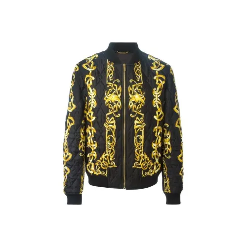 VERSACE Черный Золотой Мужские Куртки