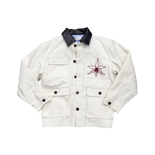 Apriority Clothing Белая унисекс куртка