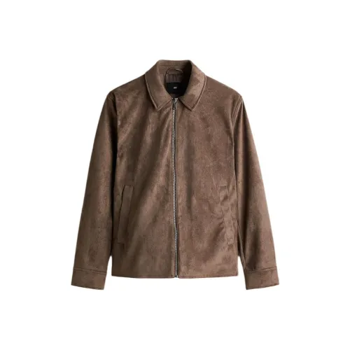 H M Куртки и Пальто Мужской Темно-Бежевый