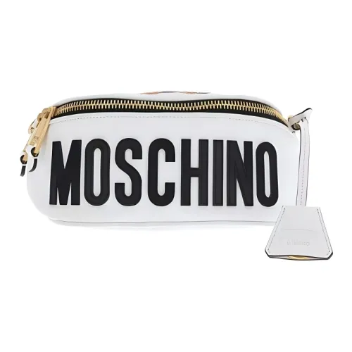 MOSCHINO ПУ (полиуретан) Бананка Стандартная Женская Белая