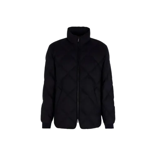 GIORGIO ARMANI Пуховик Мужской Темно-Синий