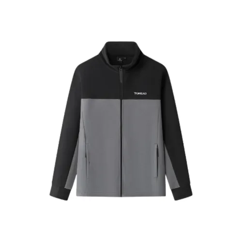 TOREAD Бархат Feel Куртка Мужская Черная Угольно-Серая