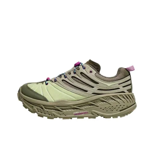 HOKA ONE ONE Stinson Evo OG Low Топ Беговые кроссовки Унисекс Морской зеленый