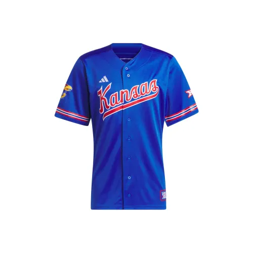 Adidas Ku Баскетбольная Джерси Бейсбольная Куртка Мужская Игровая Синяя