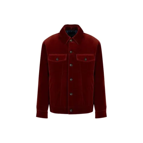EMPORIO ARMANI Red Men's Jackets EMPORIO ARMANI Красные Мужские Куртки