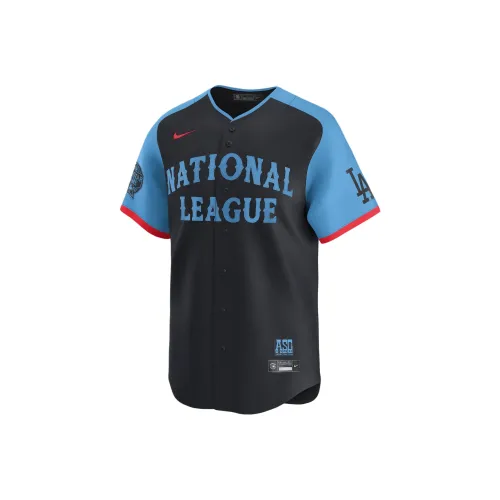 nike x MLB Бейсбольная куртка Мужская Темно-синяя