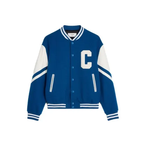 CELINE SS23 Бейсбольная куртка Мужская Синяя