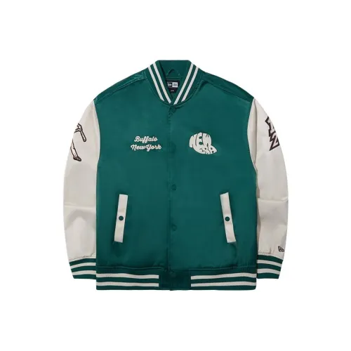 New Era SS24 Бейсбольная куртка Унисекс Зеленый