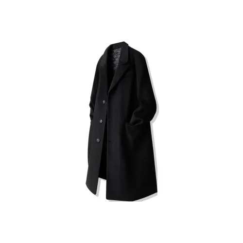 SHANTREE Черное унисекс пальто