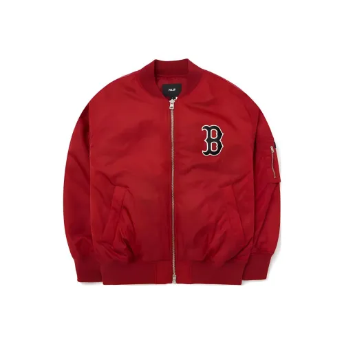MLB Бейсбольная куртка Мужская Бордовая