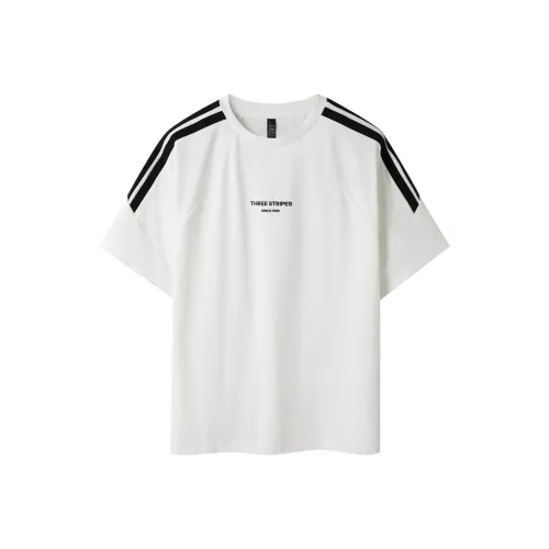 Adidas 3 Stripes T-Shirt Унисекс Белый
