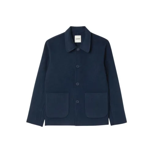 Sandro Blue Men's Jackets Сандро Синий Мужские Куртки