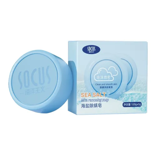 Socus Морская соль Удаление клещей Мыло Антибактериальный Охлаждающий и Освежающий Чистка Удаление клещей