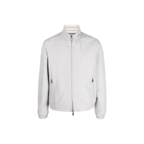 Canali Куртки и Пальто Мужской Белый