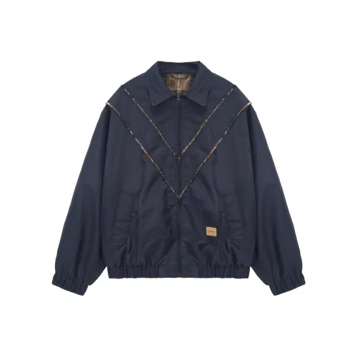 UNVESNO Куртки Пальто Унисекс Kirin Синий+Коричневый