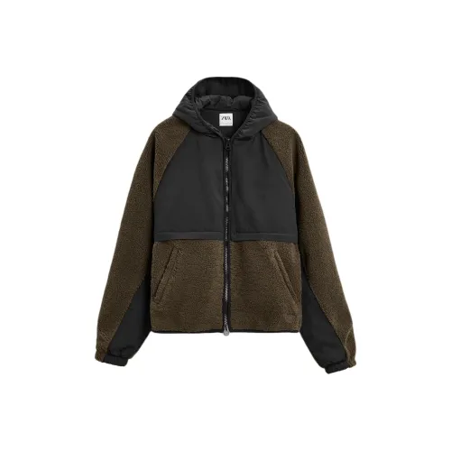 ZARA Куртки и Пальто Мужской Хаки