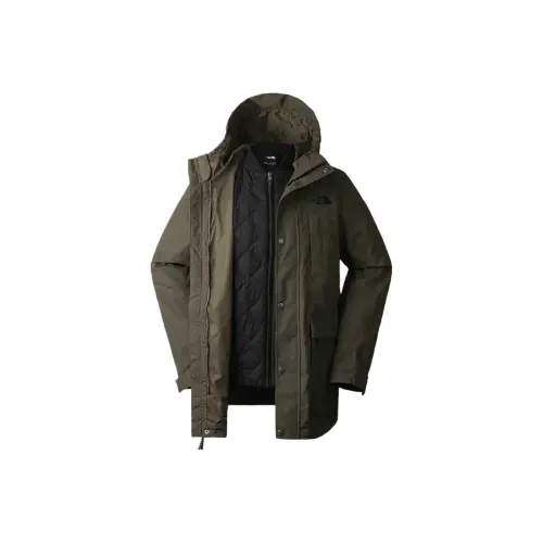 THE NORTH FACE Urban Exploration Поход Водонепроницаемый Ветрозащитный Дышащий и Теплоизоляционный Ветровка Мужской Зеленый