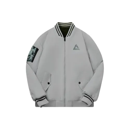 PEAK Basketball Culture Series Бейсбольная куртка Мужская Дымчатый серый