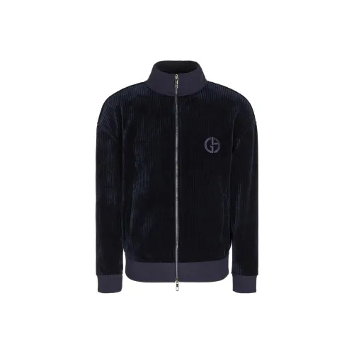 GIORGIO ARMANI FW23 Куртки и пальто Мужской Морской синий