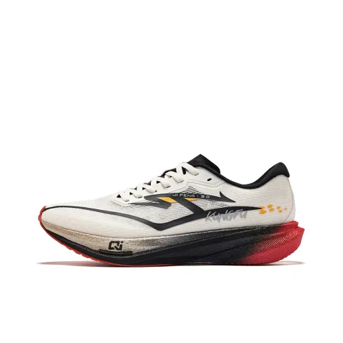 ERKE Extreme Wind 3,0 Беговые кроссовки Низкий топ Микрокристалл Белый Джет Черный Мужской