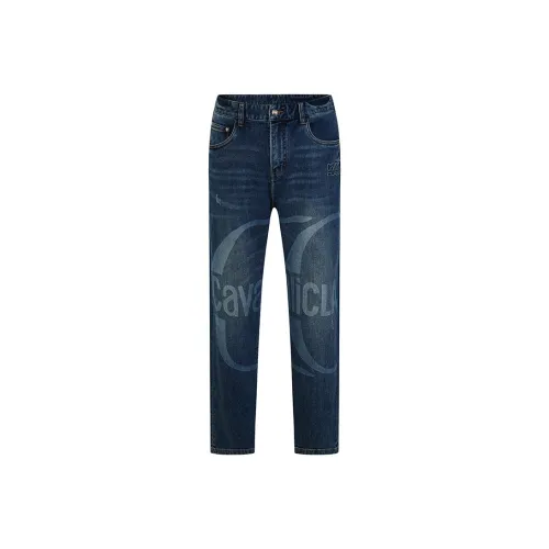 Cavalli Class Blue Men's Jeans Кэвали Класс Синий Мужские Джинсы