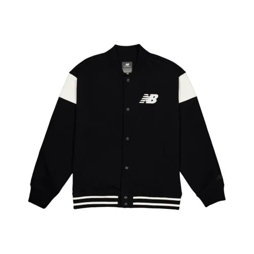 New Balance совместный бренд Бейсбольная куртка Мужской Черный