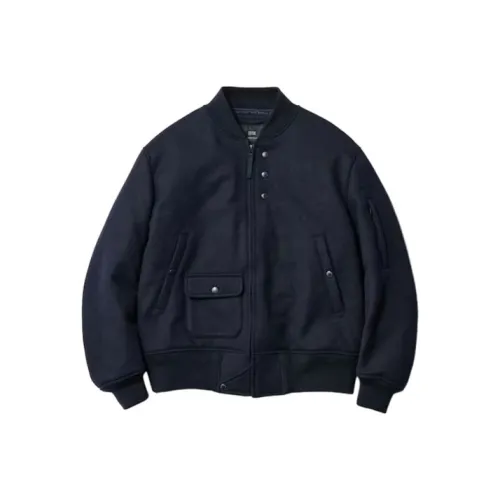 UNIQLO Engineered Garments Collaboration Темно-синяя унисекс куртка