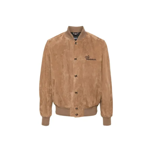 VERSACE FW23 Куртки и Пальто Мужской Верблюжий Коричневый