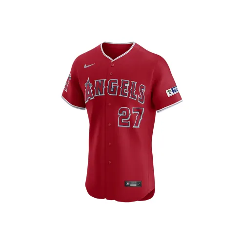 nike x MLB Dri Fit ADVLos Angeles Angels FW24 Бейсбольная куртка Мужской Красный