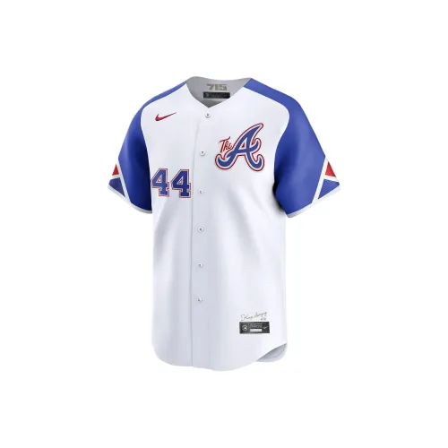 Бейсбольная куртка Nike x MLB Hank Aaron размер 44 унисекс белый