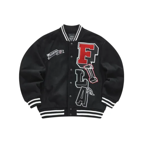 FILA FUSION Бейсбольная куртка Мужская Глубокий черный