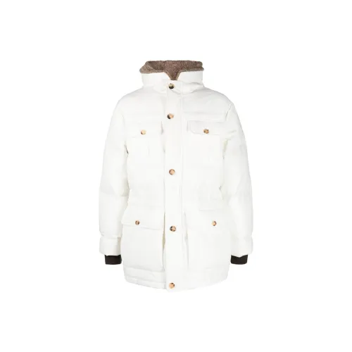 BRUNELLO CUCINELLI Белый Мужской Куртки