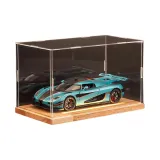 Koenigsegg One1-Синий+Массивная древесина Пыльная крышка