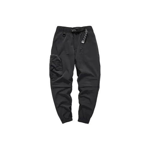 VIP Штаны с манжетами Повседневные брюки Мужской Черный