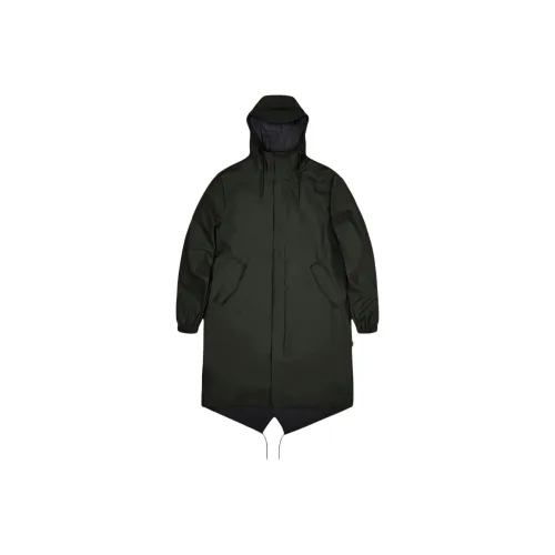 Rains Мужское пальто черного цвета