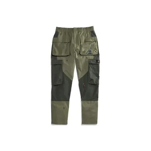 Джордан Travis Scott x Air Jordan Повседневные брюки Мужской Зеленый