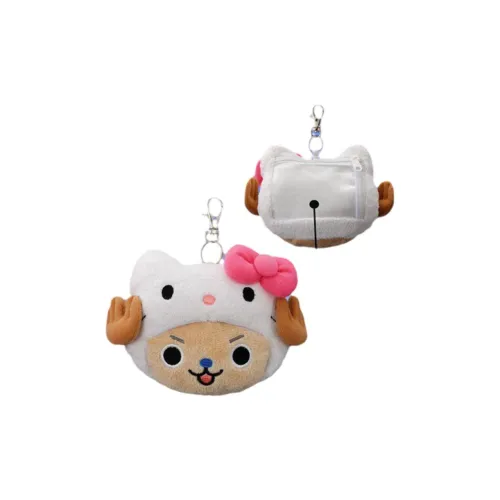 BANDAI Тони-Тони Чоппер Ван-Пис HELLO KITTY Collaboration Плюшевая Кукла Подвеска 15 см Высота