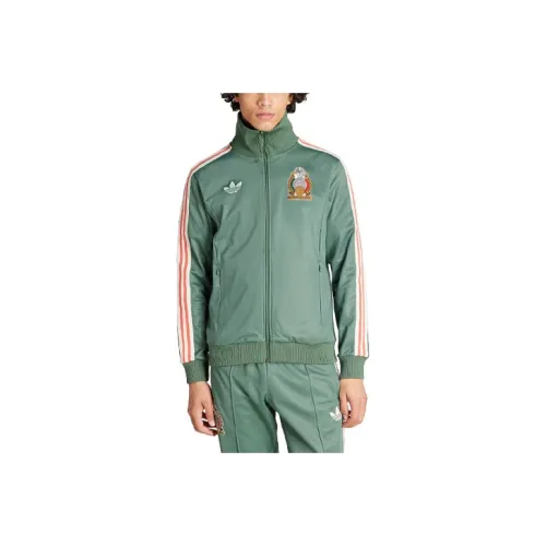 Adidas Originals BECKENBAUER Fmf OG BB TT Куртки Пальто Мужской Oxidation Зеленый