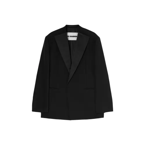 JIL SANDER Мужские черные куртки