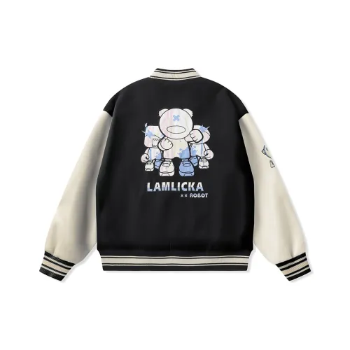 LAMLICKA Бейсбольная куртка Унисекс Черный